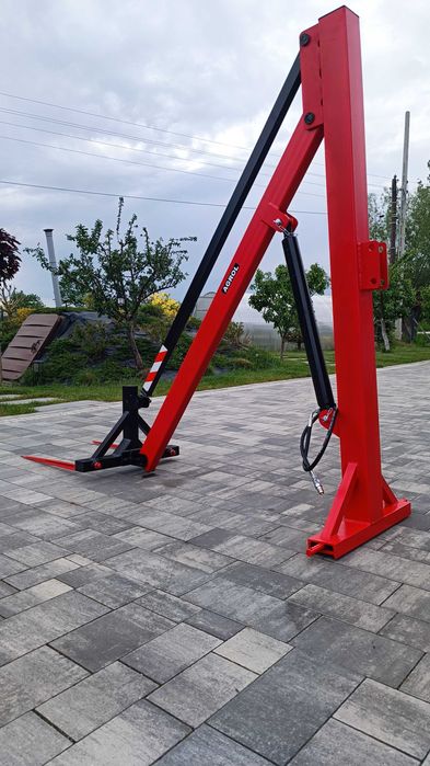 Widły do balotów ładowacz na tuz hydrauliczny z samopoziomem mocna solidna konstrukcja