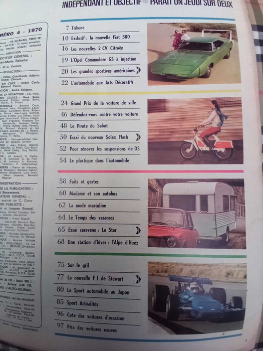L'auto Journal: fev 1970