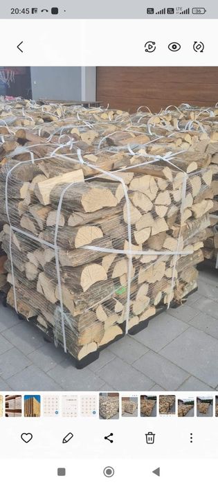 Brzoza Suche drewno opałowe kominkowe EKODREWNO