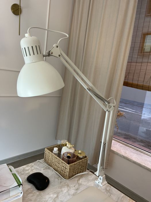 Lampa tertial ikea biala x2