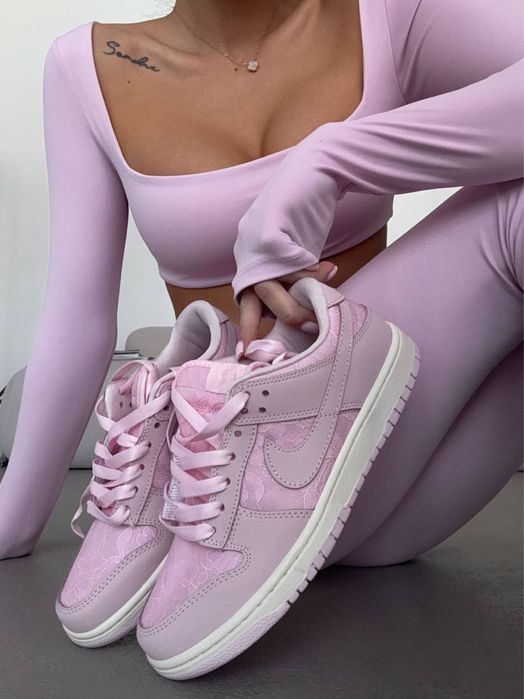 Nike SB Dunk Low WMNS Lace Pack Regal Pink 36-41р найк