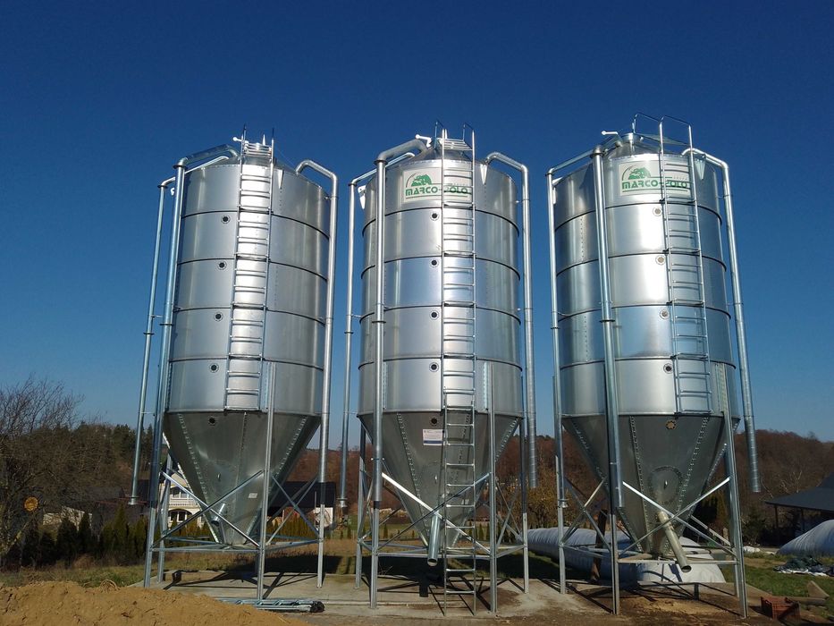 silos zbożowy zbiornik 12/15/20/25/30/36/70 ton 170 ton na zboże