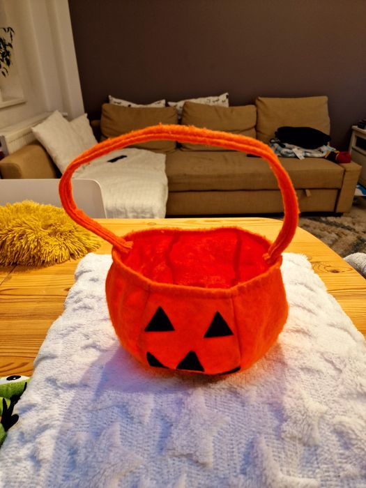 Koszyk/ torebka dynia z materiału