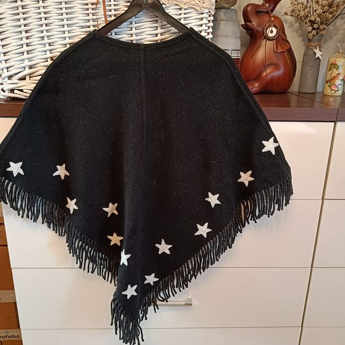 Ponczo wełna jagnięca