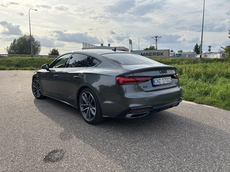 Audi A5 Sportback 45TFSI 265 KM, 2x S-line, 2023 rok - ZAMIANA