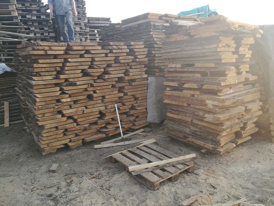 Deska tarcica foszty bloczki Grab, Wiąz, Jesion, Dąb Dębowe 55mm