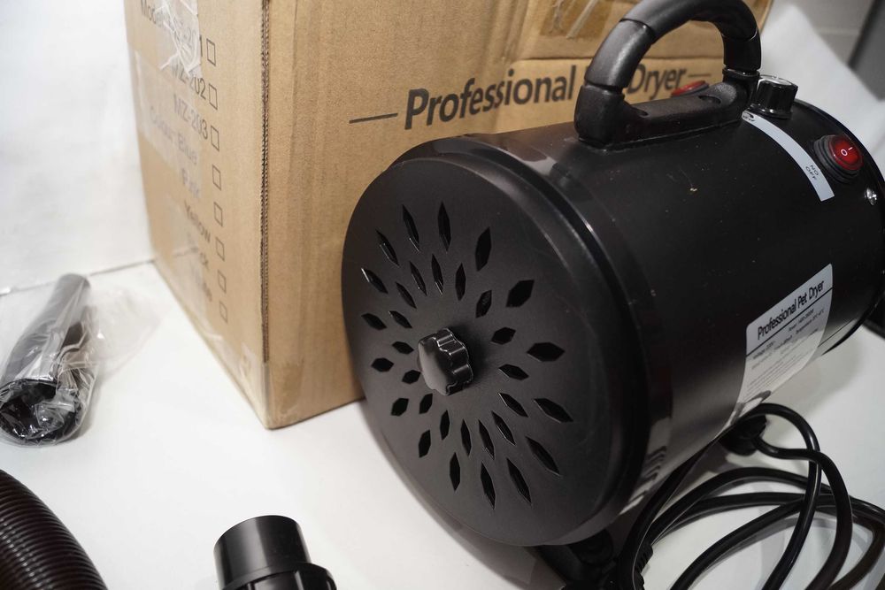 Profesjonalna suszarka dla zwierząt do sierści kota psa
