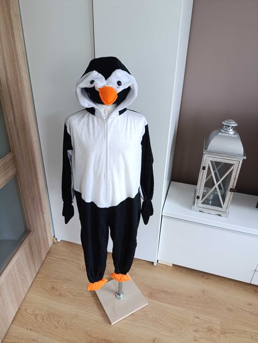 Strój karnawałowy PINGWIN PINGWINA PTAK kostium 110/116  (190)