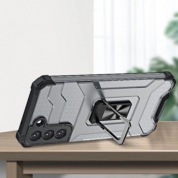 Crystal Ring Case pancerne hybrydowe etui pokrowiec + magnetyczny uchw