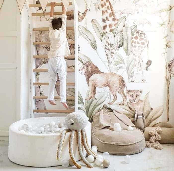 Espaldar Mini para quarto de brincar