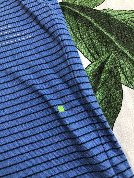 Hugo Boss поло оригинал с принтом синий размер L