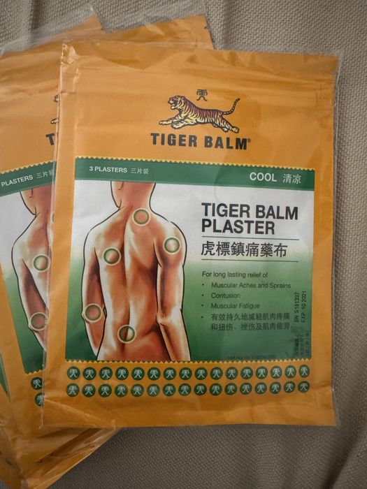 Emplastros tiger balm (novos)