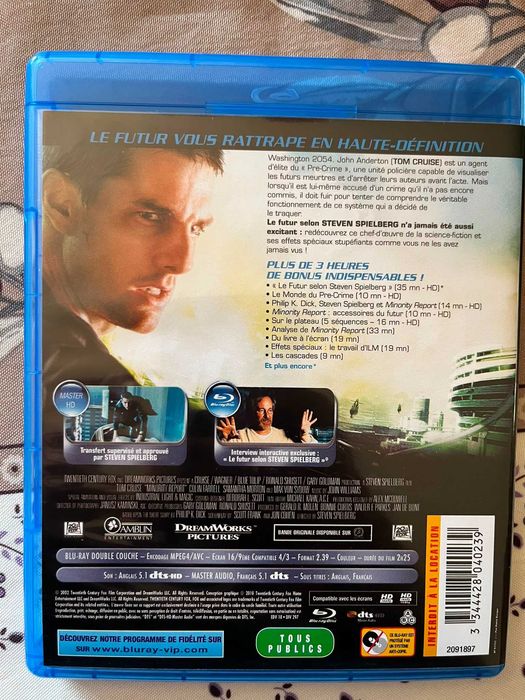 Minority Report [Relatório Minoritário] - Tom Cruise - Bluray