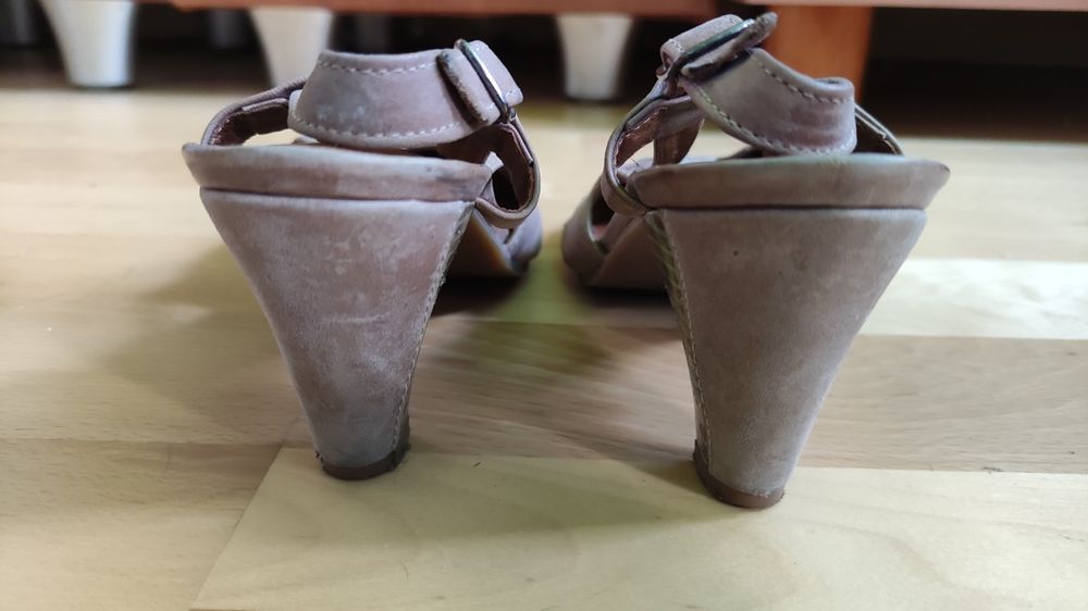 Sandały na obcasie, Lemar design, skóra naturalna, 37