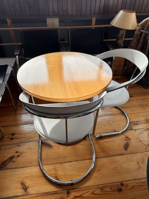 Thonet S1047 stół Bauhaus 78cm średnica