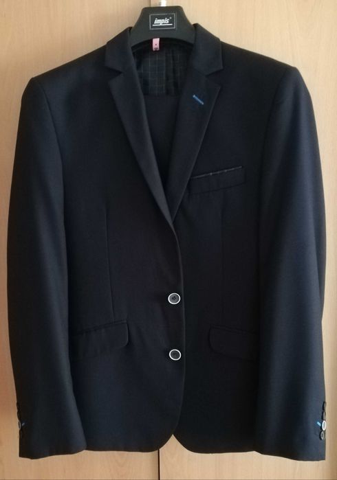Garnitu męski,granatowy, rozm. 46/182