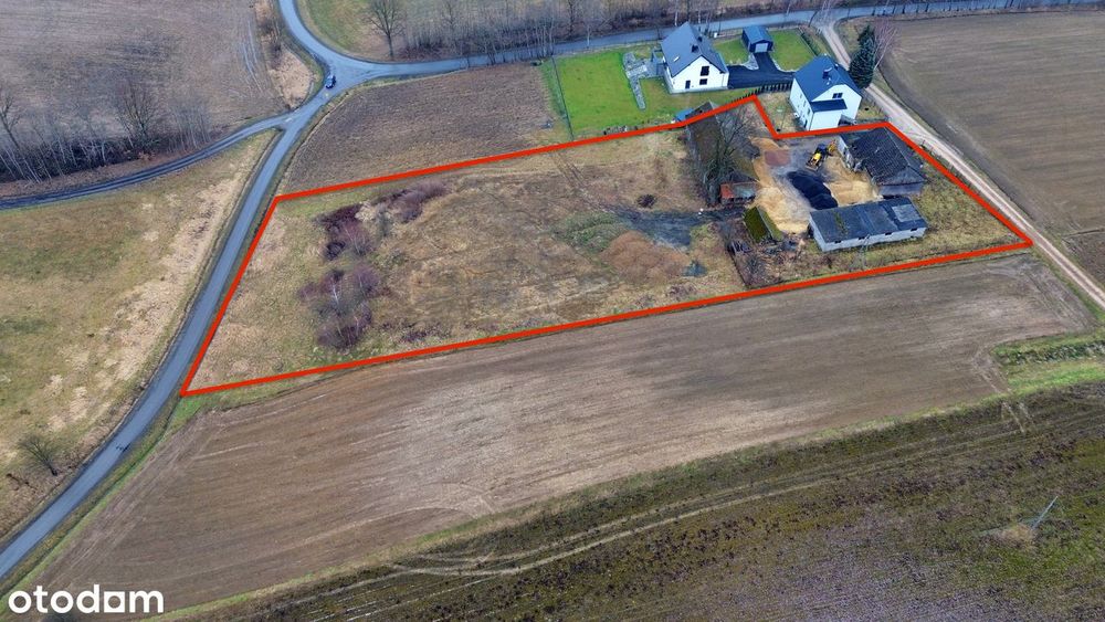 Działka mieszkaniowo-usługowa|68 arów | Wyźrał ul.Widokowa | Brzeźnica