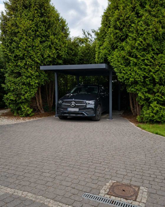 Wiata garażowa na samochód CarPort 5×3 m / stalowa / solidna konstrukcja