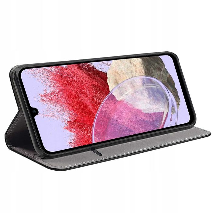 Etui Smart Magnet do Samsung Galaxy M34 5G + Szkło Hartowane