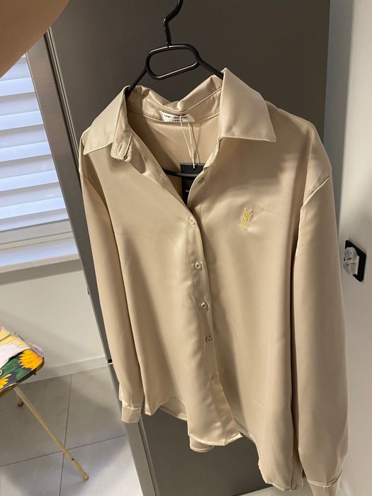 Yves saint laurent koszula satynowa