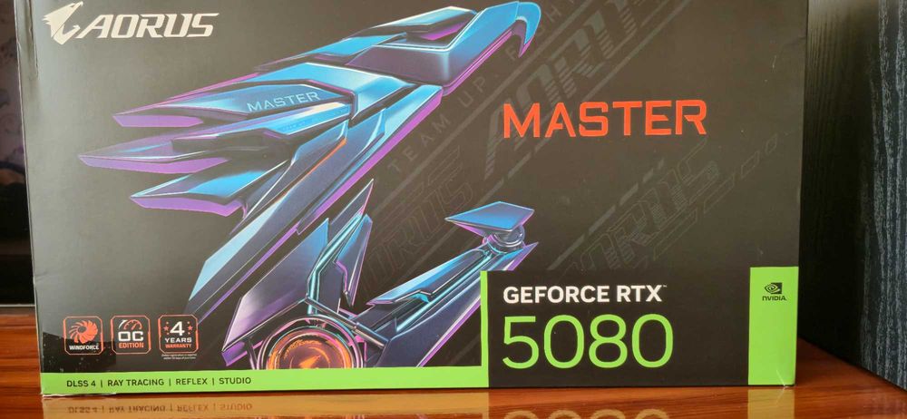 Відеокарта GIGABYTE AORUS GeForce RTX 5080 MASTER 16G