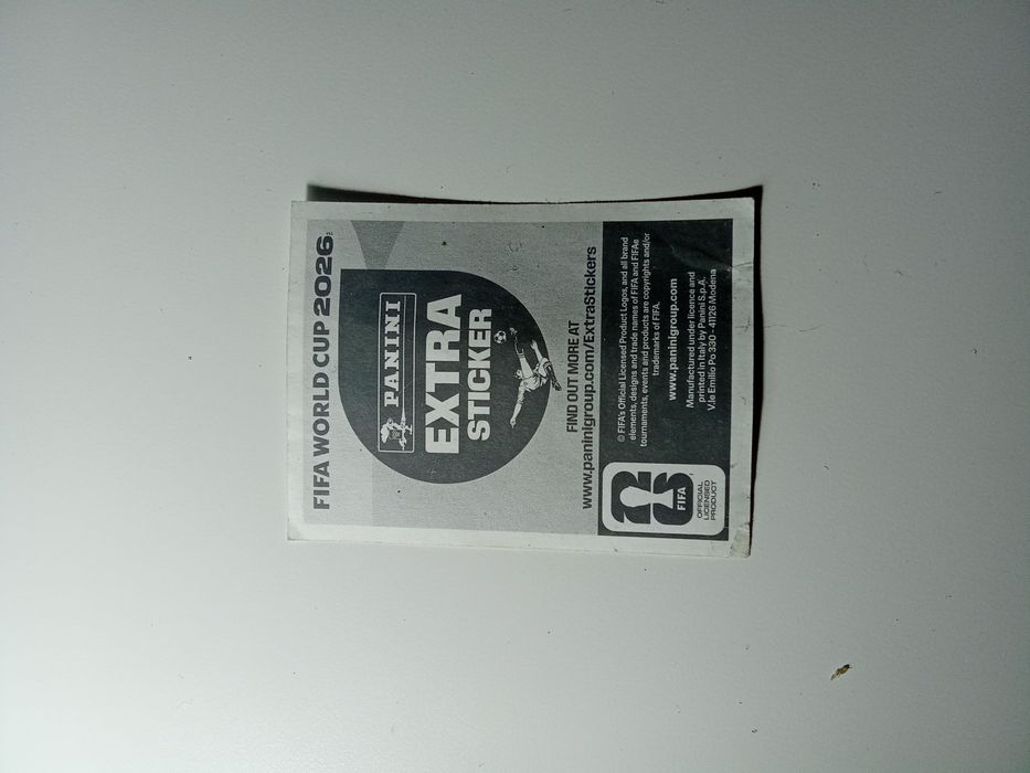 Extra stiker de 2026