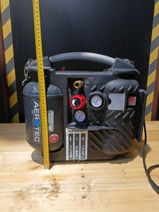 Kompresor bezolejowy, sprężarka bezolejowa warsztatowa 10bar