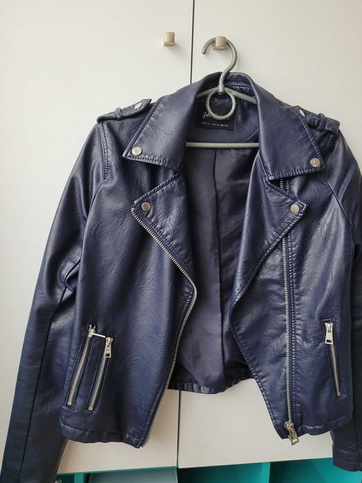 Куртка шкіряна, косуха stradivarius