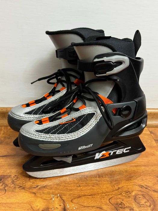 Łyżwy hokejowe regulowane hokejówki Thinsulate V3Tec 32 33 do 34 35