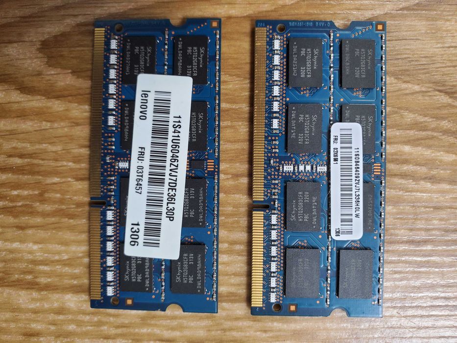 Оперативная память для ноутбуков SK Hynix 8Gb (2x4Gb) DDR3 1600MHz