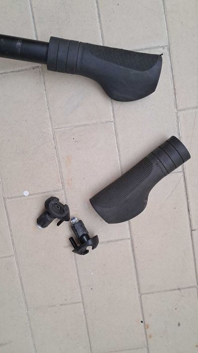 Guiador alumínio preto + avanço