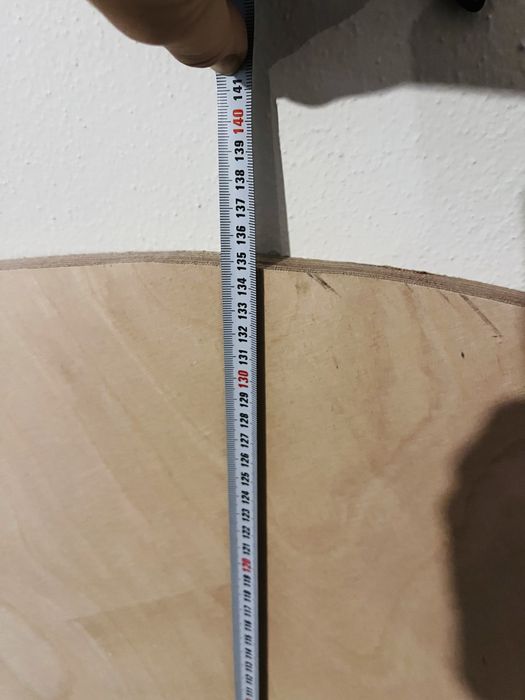 Tampo em Contraplacado Madeira 130cm Diametro