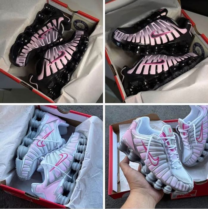 Buty damskie Nike shox różowe