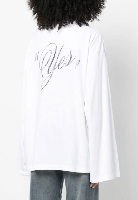 Білий лонг Acne Studios