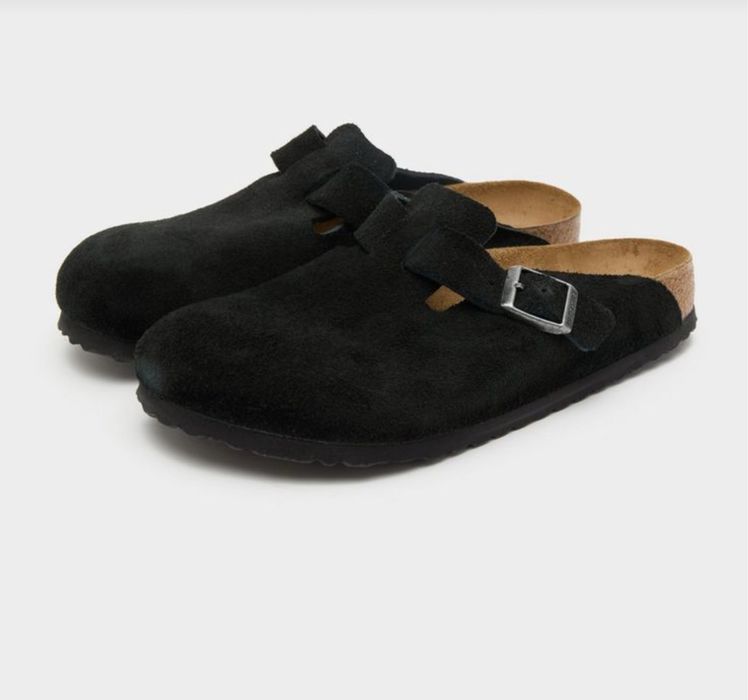 Акція!!! Чоловічі клоги Birkenstock Boston Black 44 розмір. Є гурт!