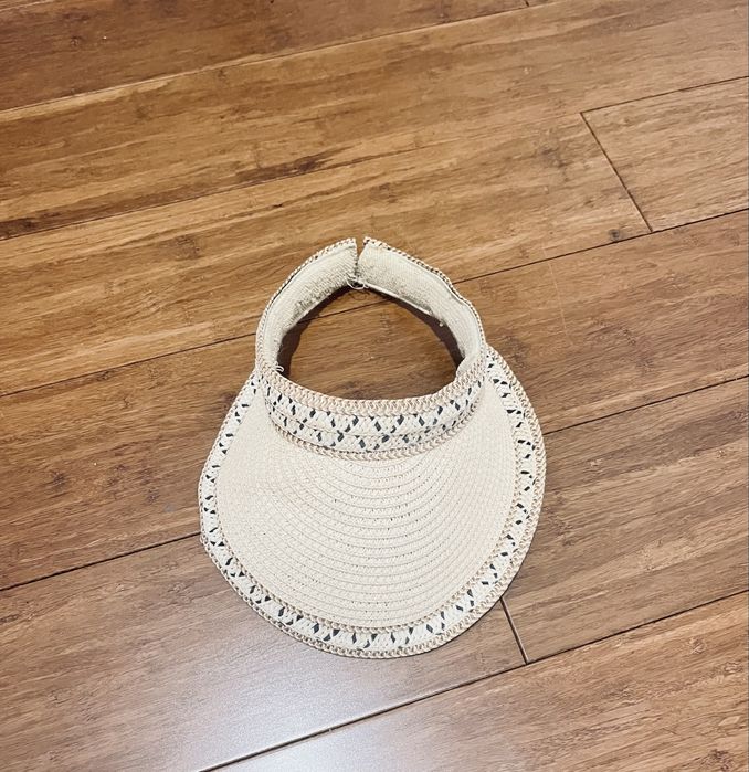 H&M pleciony daszek czapka opaska na lato