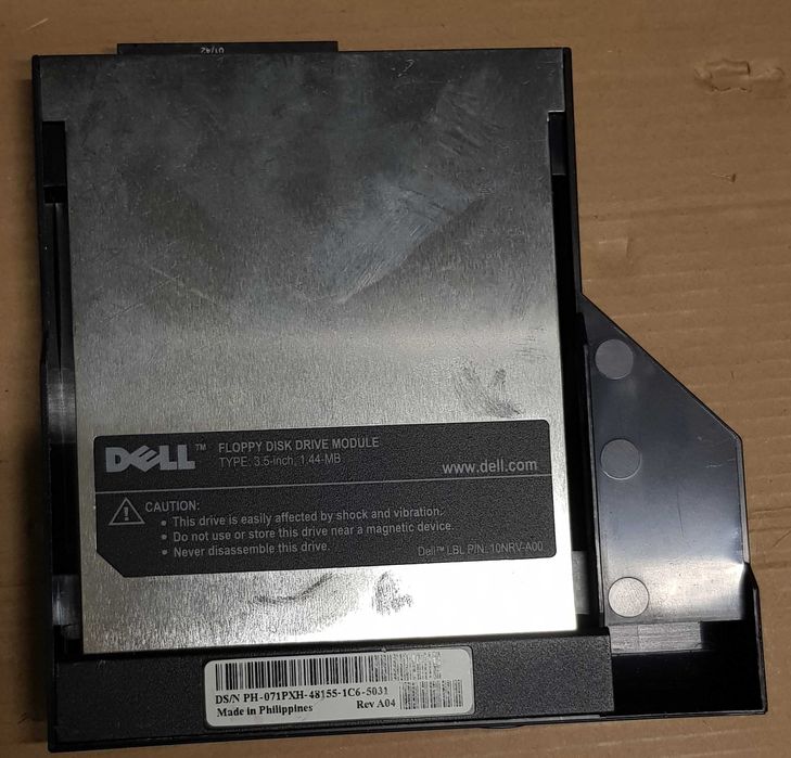 Drive de disquetes Dell 71PXH, 1.44MB 3.5 polegadas