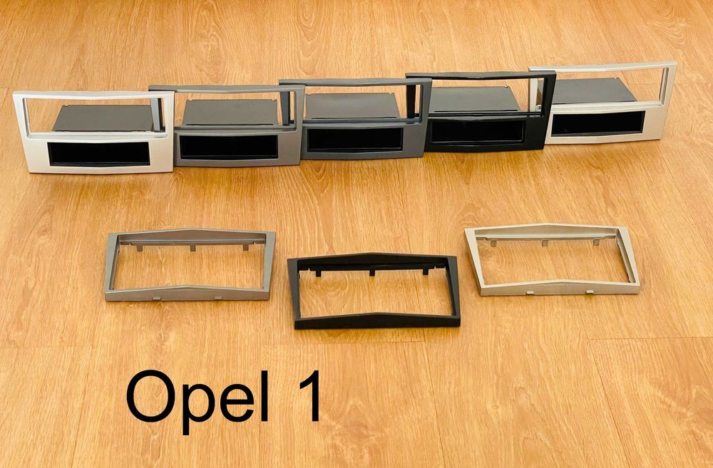 Moldura / Aro / Adaptador de rádio 1/2 din todas as marcas e modelos