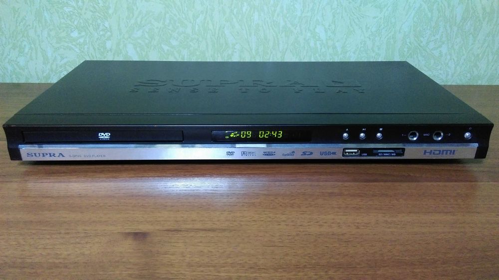 DVD плеер - Караоке SUPRA S-DP20 (рабочий).