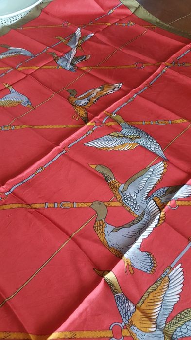 Lenço da Coca Cola em seda natural