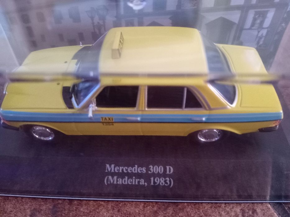 Miniatura Carro Mercedes 300D, Taxi Ilha Madeira