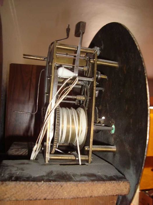 Relógio de madeira pintada do sec. XIX