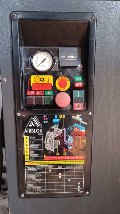 sprężarka śrubowa, kompresor 2140 l/min
