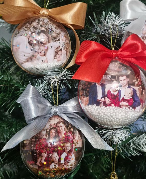 Новорічні кулі з фото