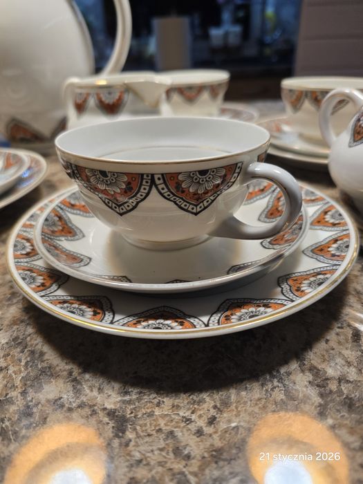 Zestaw  śliczny kawa cherbata