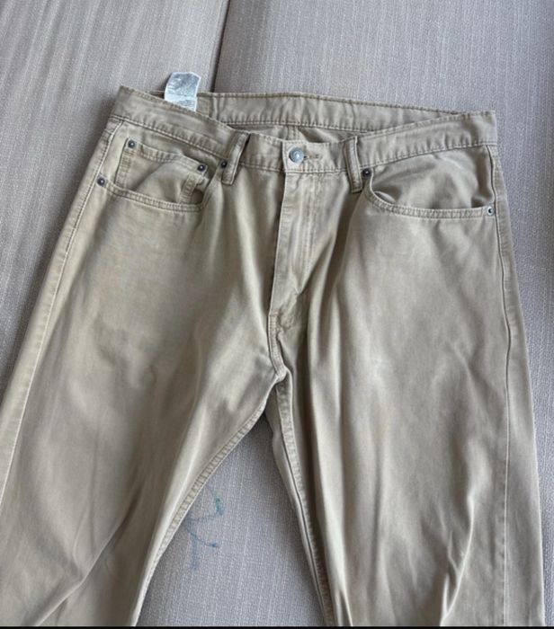 Calças ganga Levis Beige W36 L32