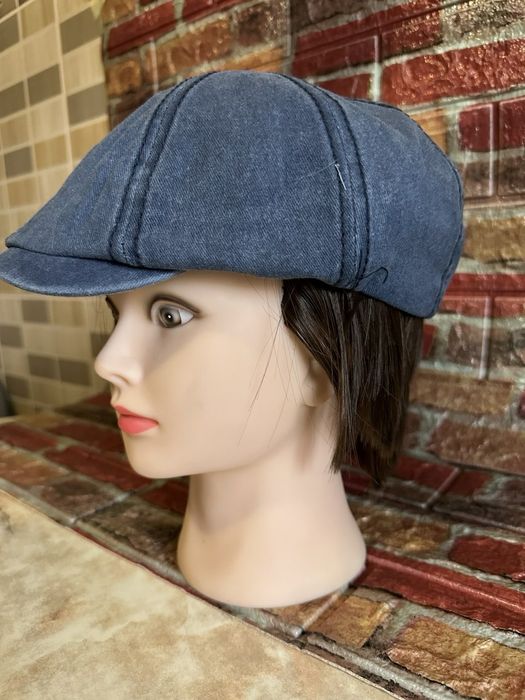 Синя кепка-восьмиклинка Stetson, 100% бавовна