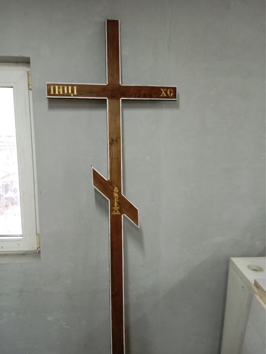 Хрести могильні, деревяні