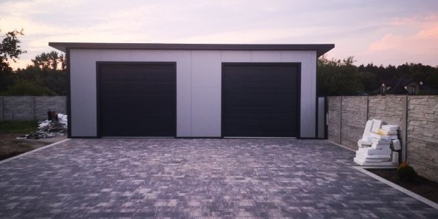 Garaż z płyty warstwowej48m2 Ocieplony/ CAŁA POLSKA