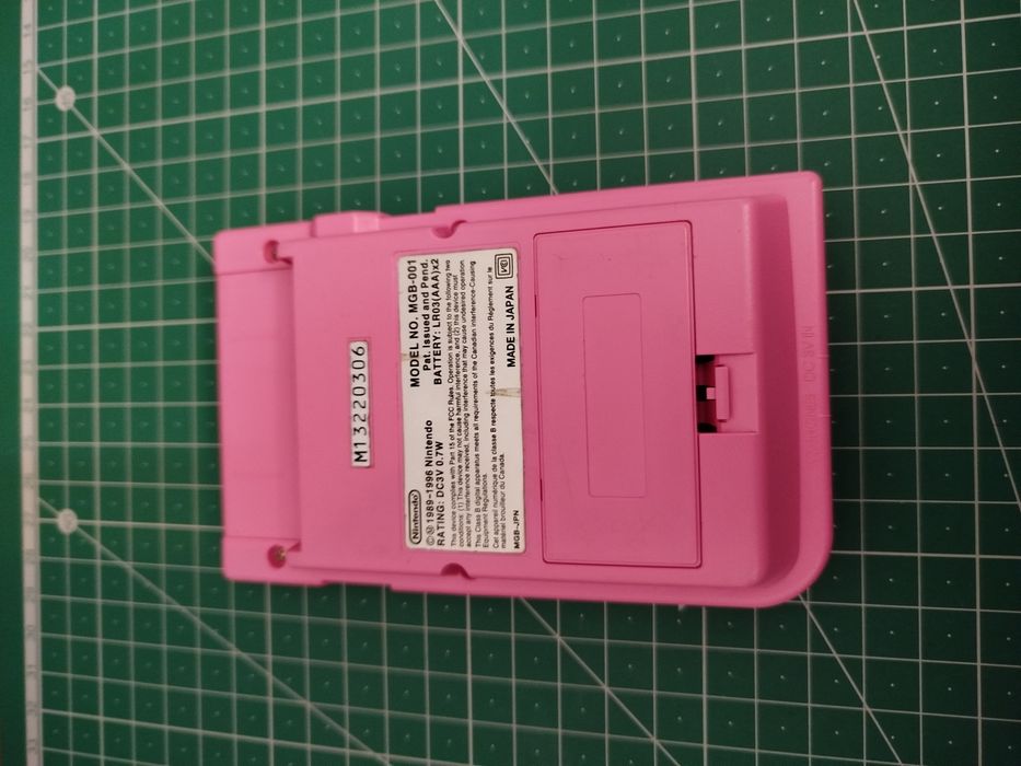 Game boy pocket rosa ecrã ips
